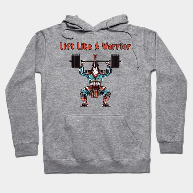 Ronin doing a deadlift Gym motivation bodybuilder Hoodie by Japanese Fever